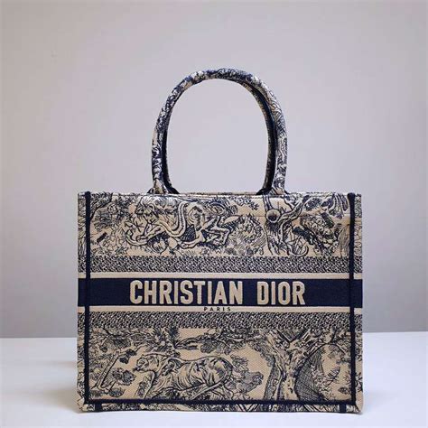 dior blue paper bag|lady Dior tote bag.